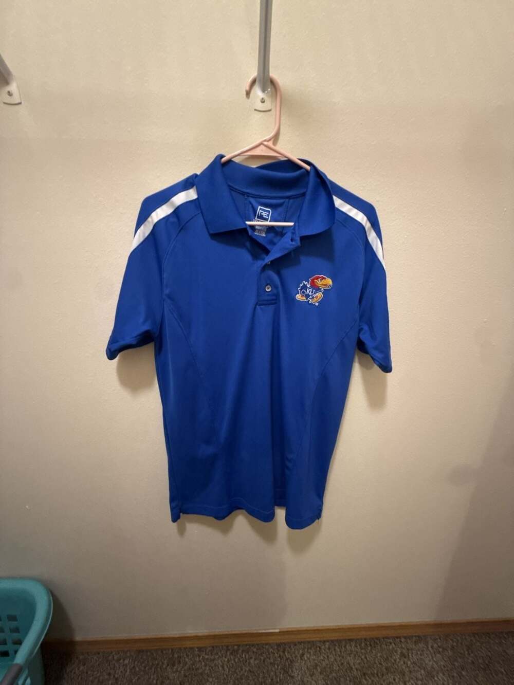 University of Kansas Jayhawks Men's ProEdge Performance Polo Shirt